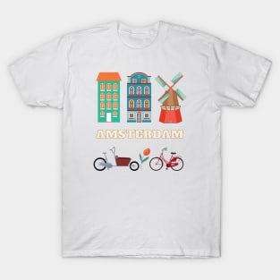 Amsterdam City Graphics T-Shirt